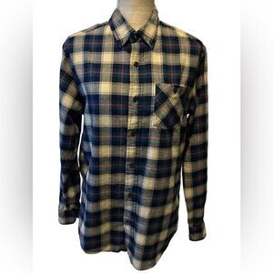 Weatherproof Vintage Blue Flannel Shirt Small
